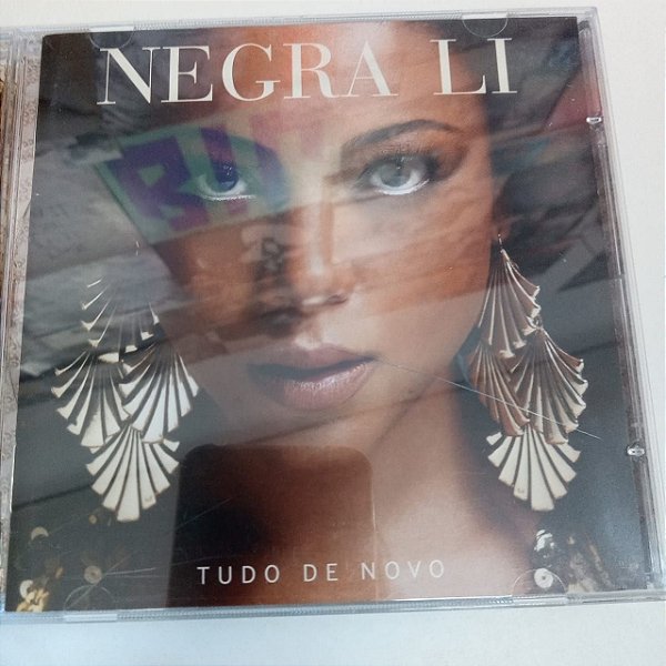 Cd Negra Li - Tudo de Novo Interprete Negra Li [usado]