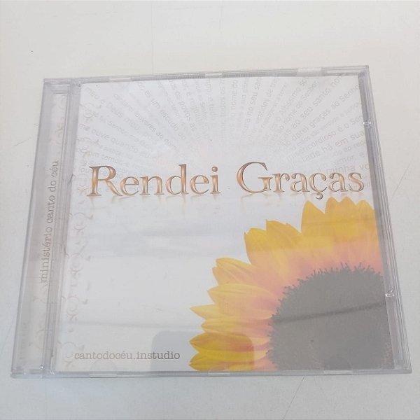 Cd Ministério Canto do Céu - Rendei Graças Interprete Ministério Canto do Céu [usado]