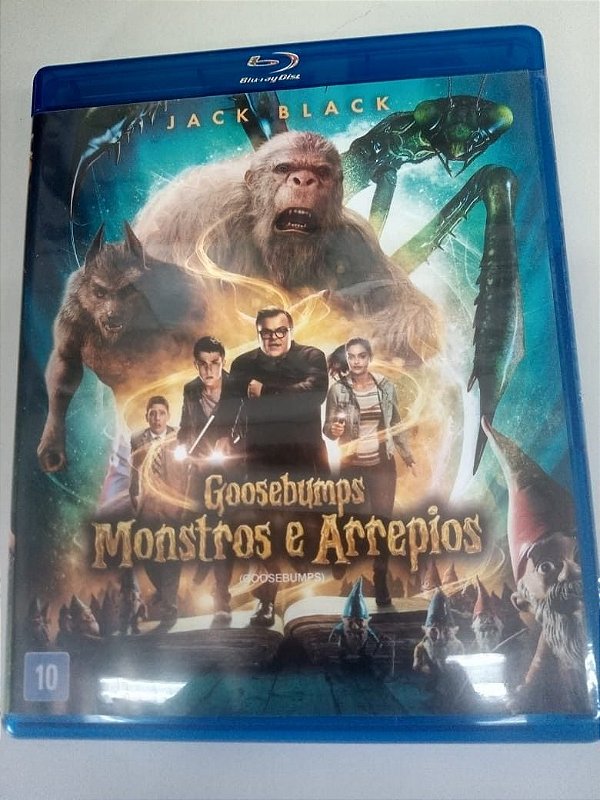 Dvd Monstros e Arrepios - Goosebumps - Blu-ray Disc Editora Neal H.moritz [usado]