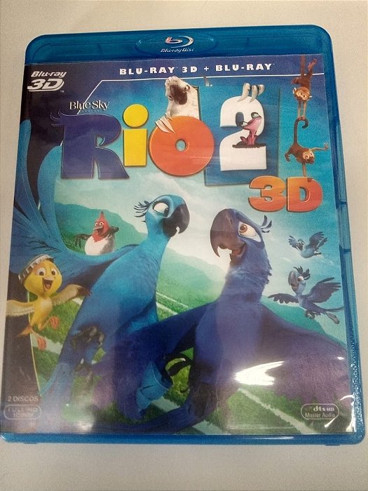 Dvd Rio 2 3d - Blu Ray 3d Editora Carlos Saldanha [usado]
