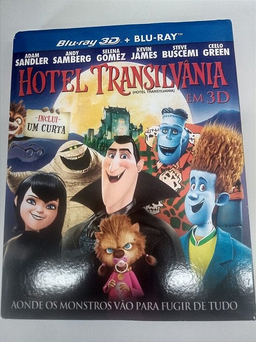 Dvd Hotel Transilvania Wm 3 D - Blu -ray Editora Gonndy Tartakovsky [usado]