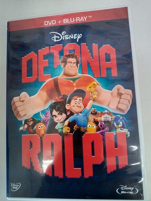 Dvd Detona Ralph - Dvd + Blu Ray Editora Disney [usado]