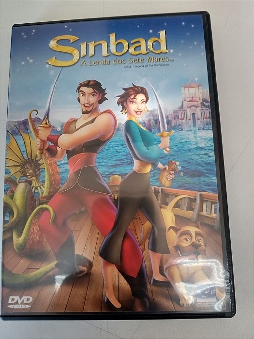 Dvd Sinbad e a Lenda dos Sete Mares Editora Tim Jhonson [usado]
