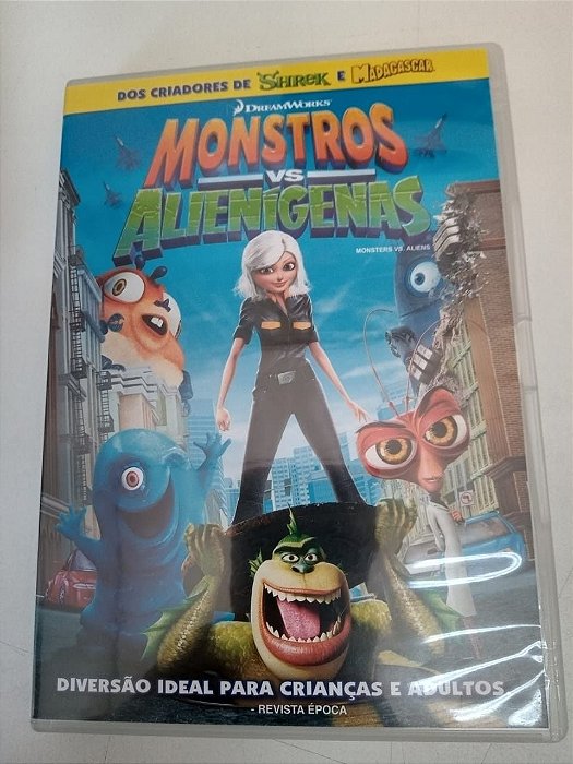 Dvd Monstros Alienígenas Editora Rob Letterman [usado]