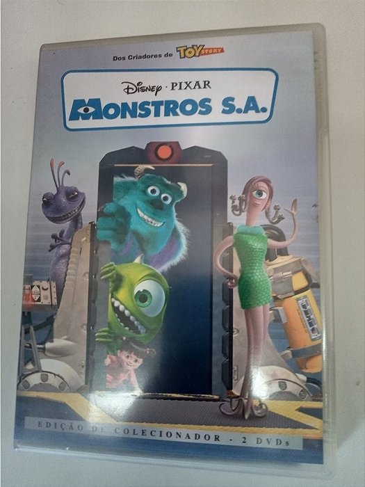 Dvd Monstros S.a Editora Pete Docter [usado]