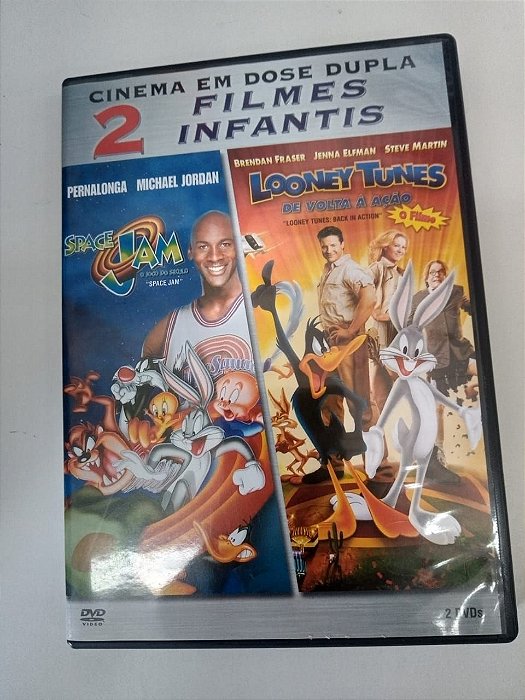 Dvd 2 Filmes Infantis - Pernalonga /de Volta a Ação Editora Joe Pitka [usado]