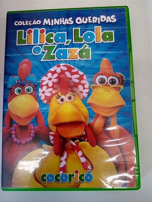Dvd Lilica , Lola e Zazá - Cocoricó Editora Fernando Gomes [usado]