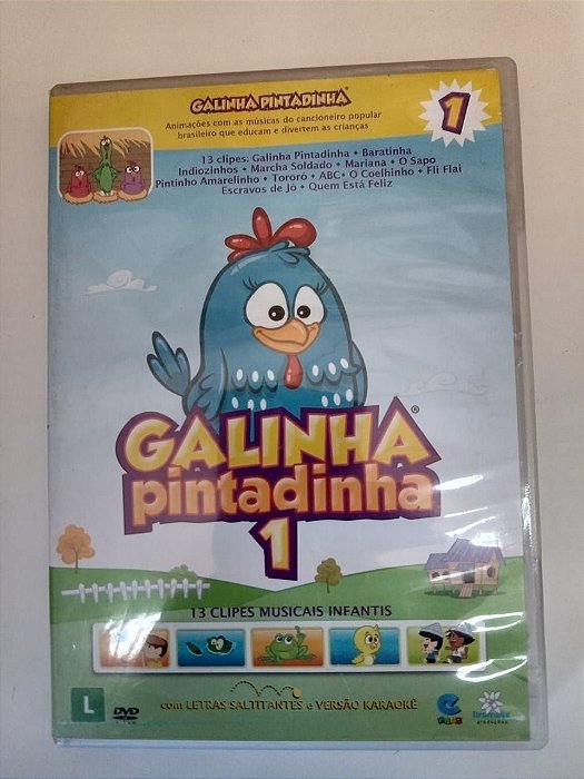 Dvd a Galinha Piantadinha 1 Editora Juliano Prado [usado]