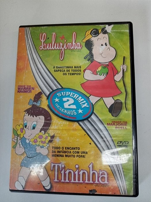 Dvd Luluzinha e Tininha - Super Mix 2 Desenhos Editora Marjorie Buell [usado]