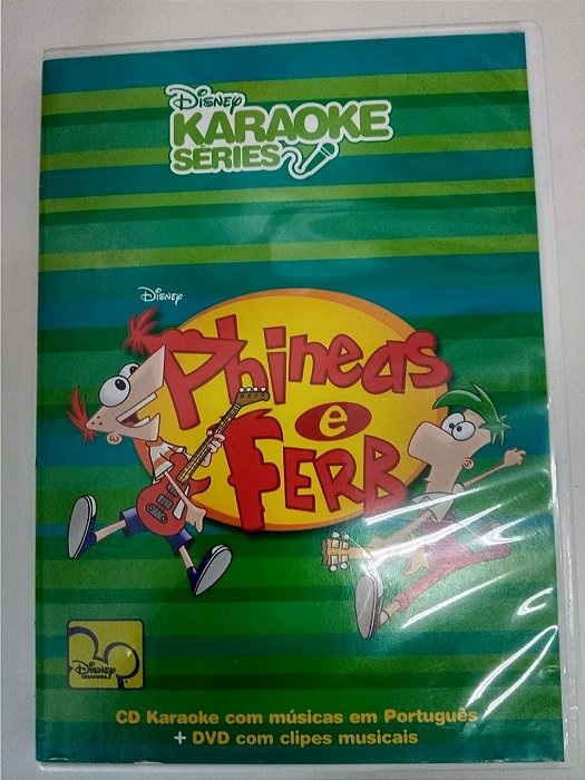 Dvd Phineas e Ferb Editora Disney Records [usado]