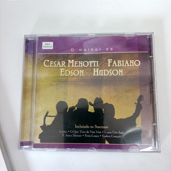 Cd Cesar Menotti e Fabiano /edson e Hudson Interprete Cesar Menotti e Fabiano /edson e Hudson [usado]