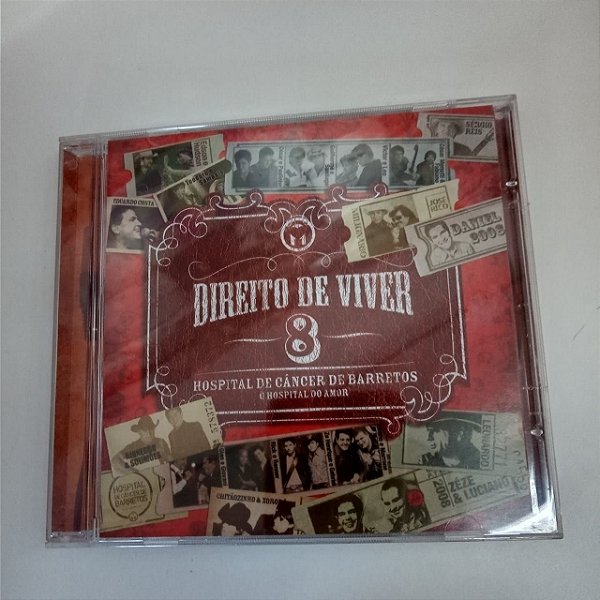 Cd Dirito de Viver 8 Interprete Varios Artistas [usado]