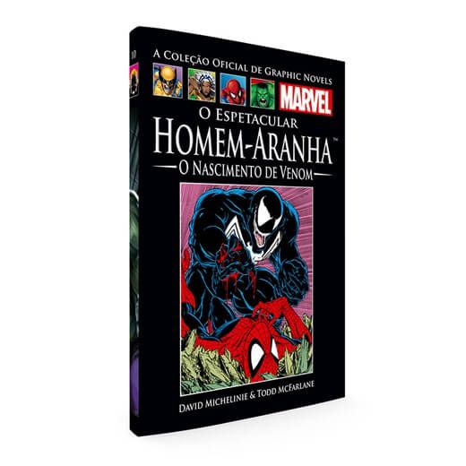 Gibi Graphic Novels Marvel Nº 10 Autor o Espetacular Homem Aranha o Nascimento de Venom (2014) [seminovo]