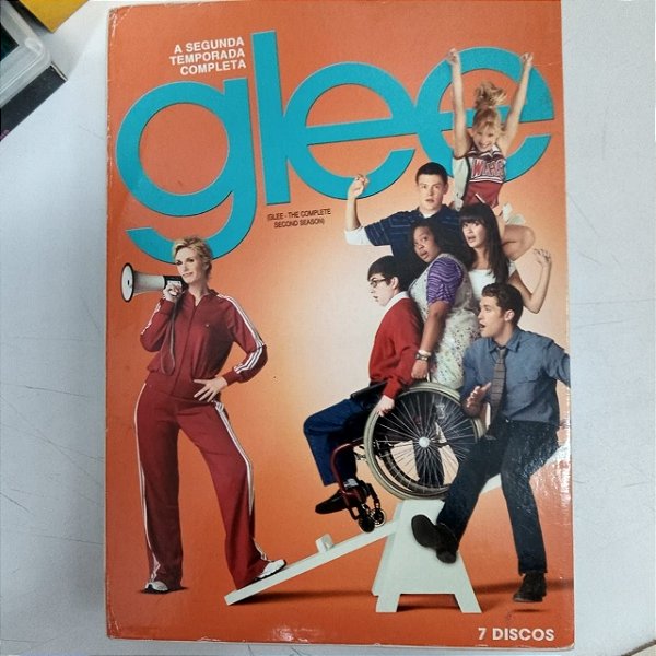 Dvd Glee - a Segunda Temporada Completa / 7 Dvds Editora Century Fox [usado]
