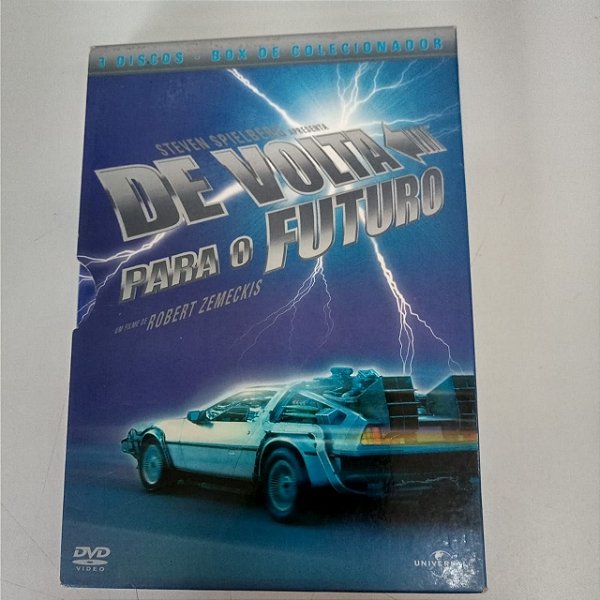 Dvd de Volta para o Futuro / Box com 3 Discos Editora Universal [usado]