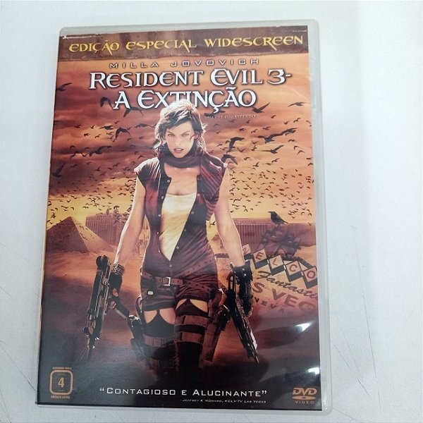 Dvd Resident Evil 3 - a Extinção / Edição Especial Widescreen Editora Russell Milcahy [usado]