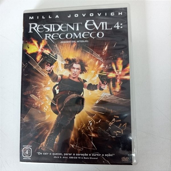 Dvd Resident Evil 4 - Recomeço Editora Paul W.s. Anderson [usado]