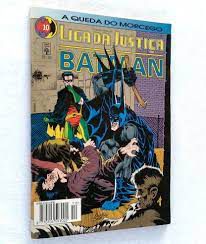 Gibi Liga da Justiça e Batman Nº 10 - Formatinho Autor a Queda do Morcego (1995) [usado]