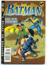Gibi Batman Nº 15 - a Queda do Morcego - Formatinho Autor Bruce Wayne: Assassino (1996) [usado]