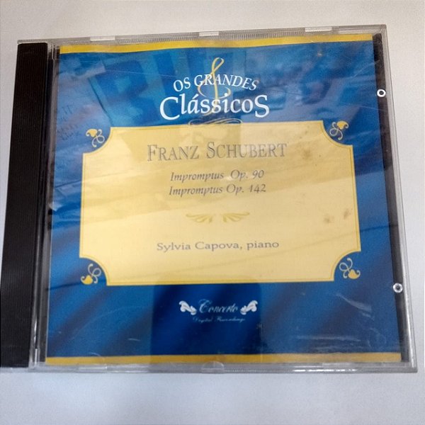 Cd Schubert - Impromptus Op. 90 e 142 Interprete Silviia Capova (1995) [usado]
