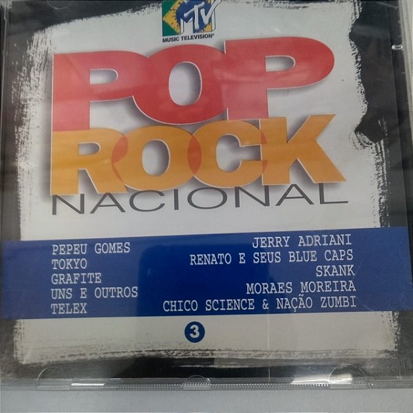 Cd Pop Rock Nacional - Mtv Music - Cd Numero 3 Interprete Varios Artistas , Pepeu Gomes e Outros [usado]