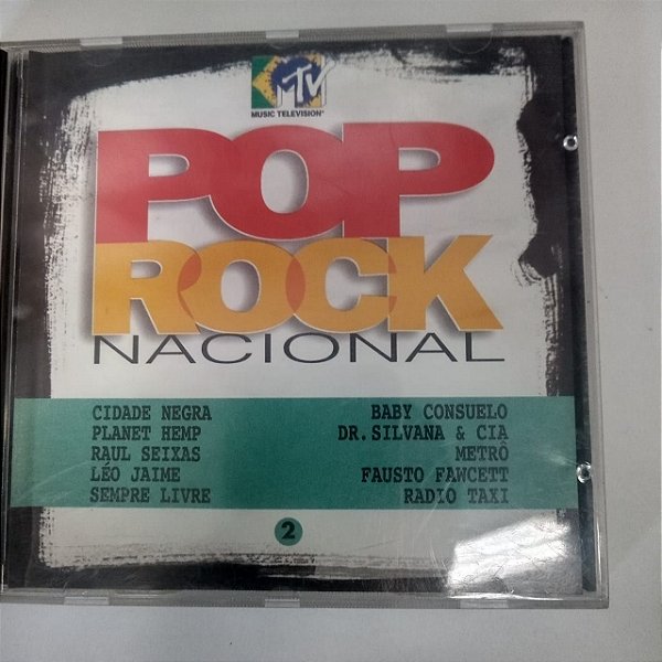 Cd Pop Rock Nacional - Mtv Music - Cd Numero 2 Interprete Cidade Negra e Outros [usado]