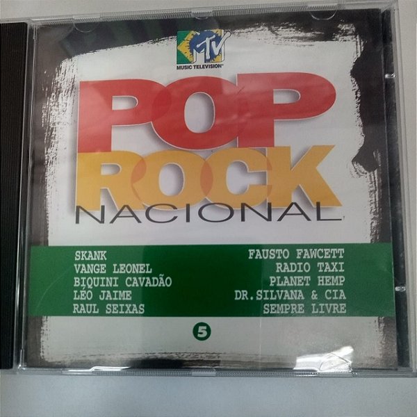 Cd Pop Rock Nacional - Mtv Music - Cd Numero 5 Interprete Skank e Outros [usado]
