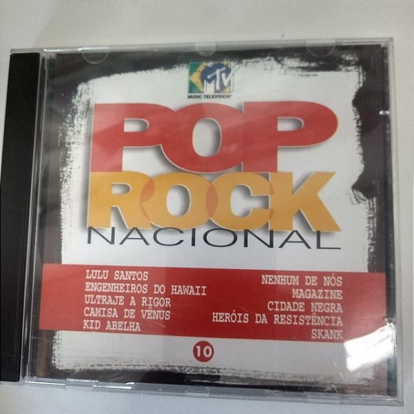 Cd Pop Rock Nacional - Mtv Music - Cd Numero 10 Interprete Lulu Santos e Outros [usado]