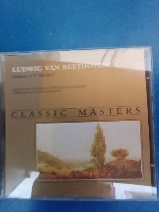 Cd Classic Masters - Ludwig Van Beethoven /sinfonica N.3 Interprete Orquestra Sinfonica Swf de Baden Baden [usado]