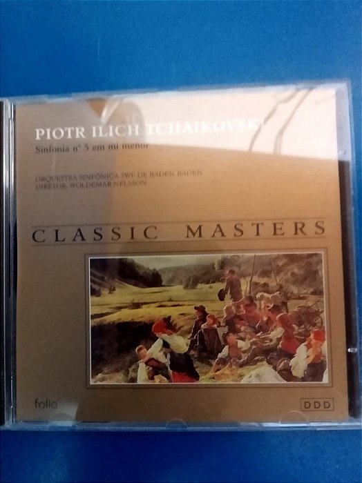 Cd Clasic Masters - Piotr Ilich Tchaikovski / Sinfonia N.5 Interprete Orquestra Sinfonica Swf de Baden Baden [usado]