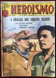 Gibi Heroismo Nº 17 - a Brigada dos Gorros Negros Autor Victor Mature e Outros [usado]