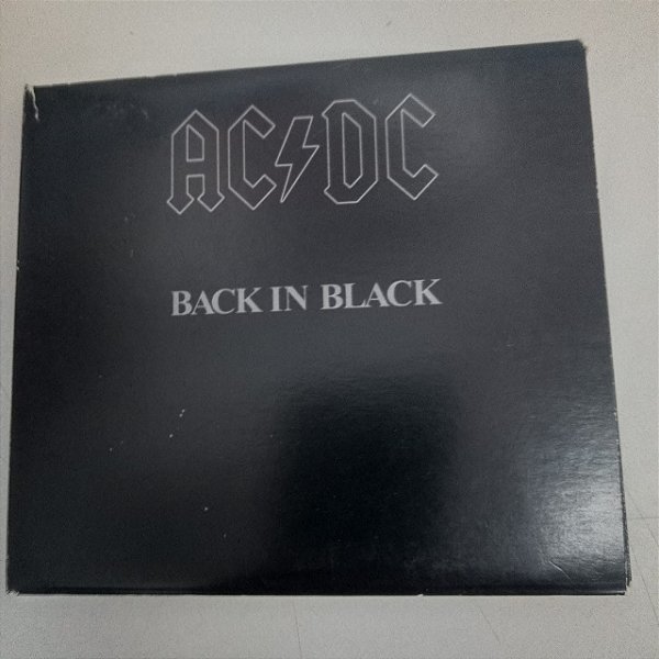 Cd Ac/dc - Black In Black Interprete Ac/dc (1980) [usado]
