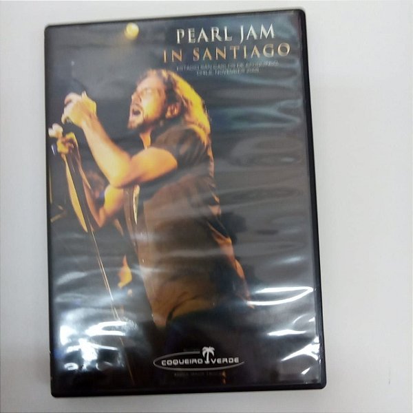 Dvd Pearl Jam In Santiago Editora Coqueiro Verde [usado]
