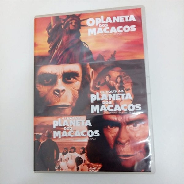Dvd o Planeta dos Macacos/ de Volta a o Planeta dos Macacos /a Fuga do Planeta do Macaco Editora Fox Vídeo [usado]