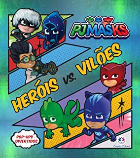 Livro Heróis Vs. Vilões- (pop-ups Divertidos) Autor Desconhecidos (2020) [seminovo]