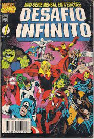 Gibi Desafio Infinito- Mini-série Mensal em 3 Edições Autor Desafio Infinito- Mini-série Mensal em 3 Edições (1995) [usado]
