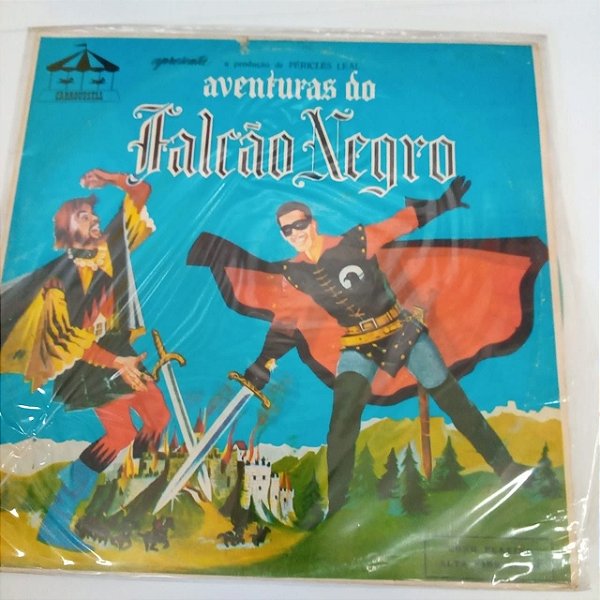 Disco de Vinil as Aventuras do Falcão Negro Interprete Pericles Leal [usado]