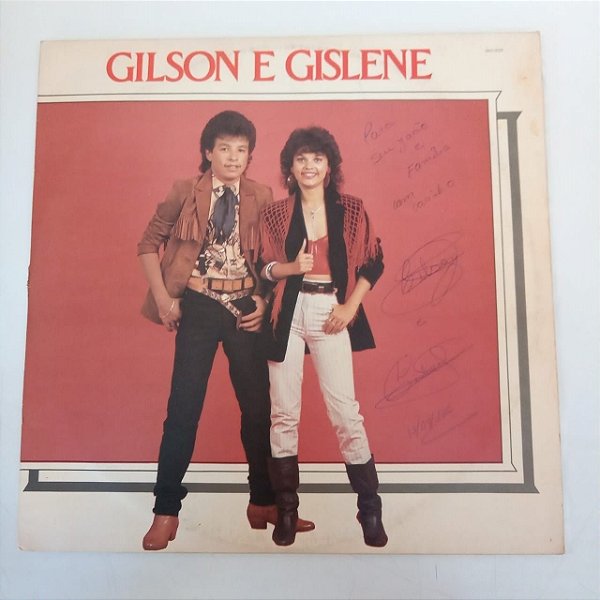Disco de Vinil Gilson e Gislene Interprete Gilson Gislene (1987) [usado]