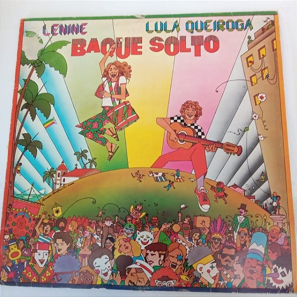 Disco de Vinil Lenine e Lula Queiroga Interprete Lenine e Lula Queiroga (1983) [usado]