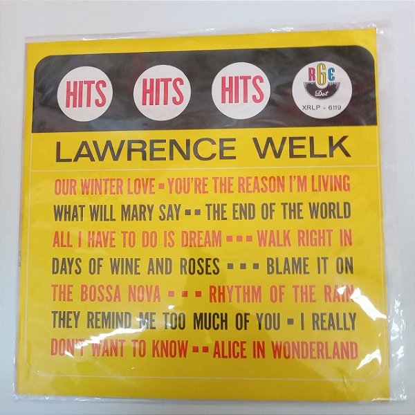 Disco de Vinil Hits! Hits! Hits ! Interprete Lawrence Welk e sua Orquestra [usado]