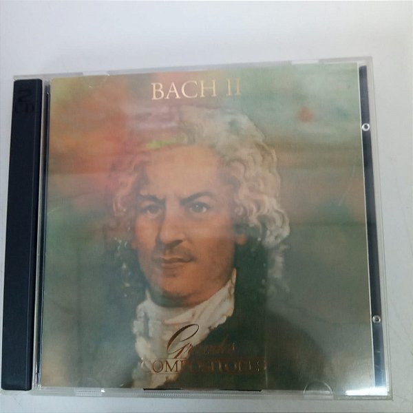 Cd Bach 2 - Grandes Compositores - 2 Cds Interprete Johann Sebastian Bach (1985) [usado]