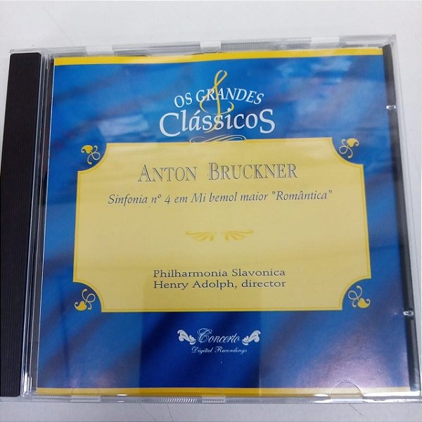 Cd Anton Bruckner - os Grandes Clássicos Interprete Anton Bruckner (1996) [usado]
