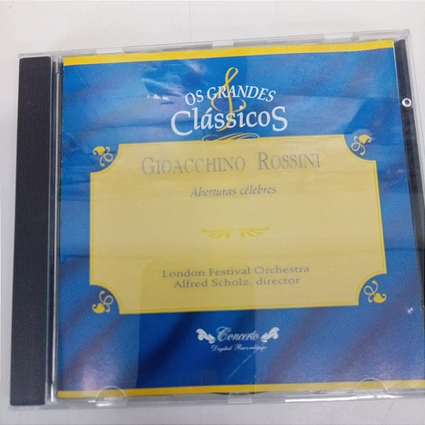 Cd Gioacchino Rossini - os Grandes Clássicos Interprete London Festival Orchestra (1995) [usado]