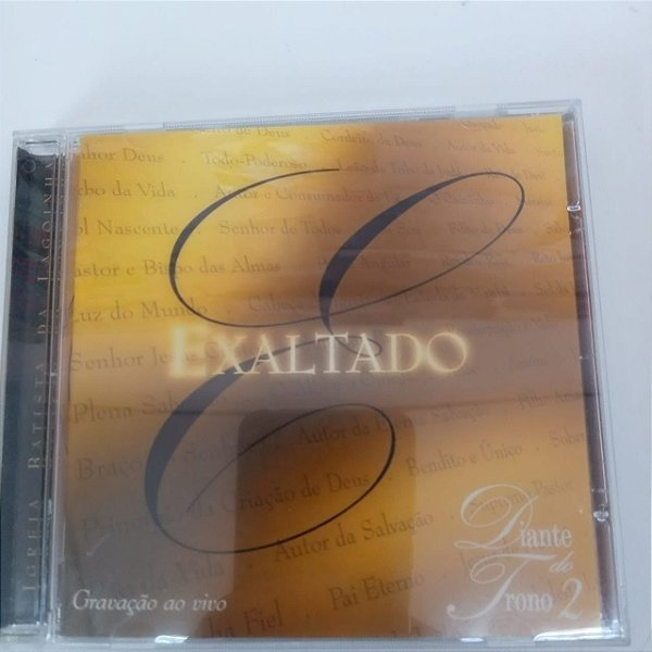 Cd Diante do Trono 2 - Exaltado Interprete Diante do Trono [usado]