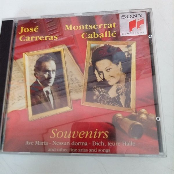 Cd José Carreras e Montserrat Caballé - Souvenirs Interprete José Carreras e Montserrat Caballé [usado]