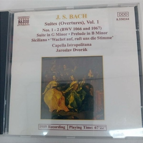 Cd J. S. Bach - Suites (overtures ) Interprete Capella Istropolitana (1991) [usado]
