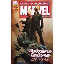 Gibi Universo Marvel Nº4 Autor Motoqueiros Fantasmas - Céu em Chamas (2011) [usado]