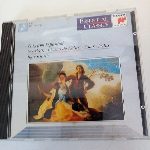 Cd o Cravo Espanhol - Scarlatti - Blasco de Nebra /soler - Falla Interprete Igor Kipnis [usado]