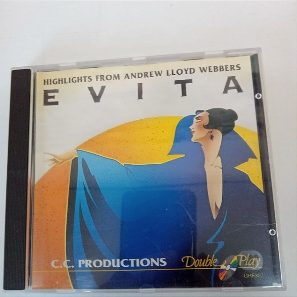 Cd Evita - Highlightsfrom Andrew Lloyd Webbers Interprete Andrew Lloyd Webbers [usado]