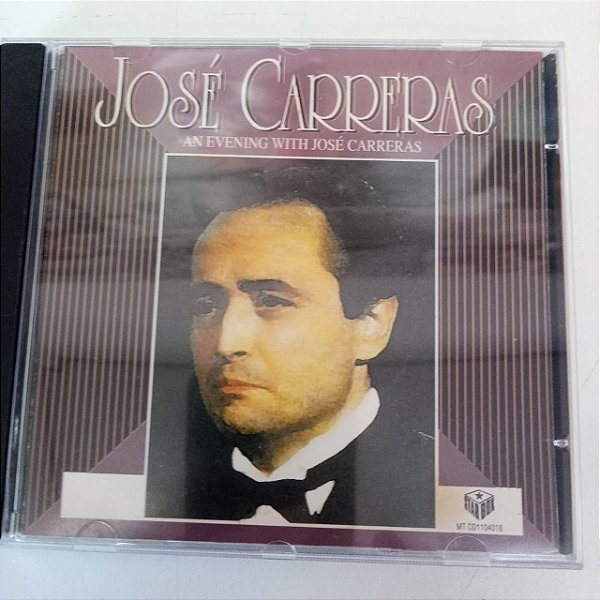 Cd José Carreras = An Evening With Carrras Interprete José Carreras (1995) [usado]